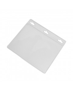 80 x 100mm Clear Landscape ID Card Holder
