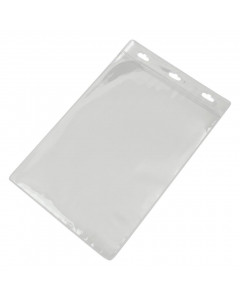 A6 Clear Portrait Soft ID Card Holder