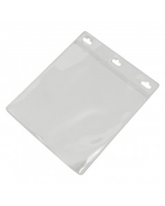 100mm x 100mm Clear Square Soft ID Card Holder