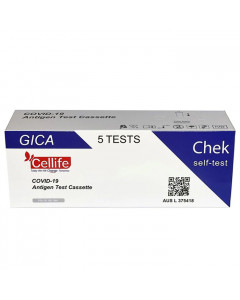 Gica Cellife 5 Pack Rapid Antigen Tests
