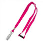 10mm Alligator Clip Stock Lanyards - Dark Magenta