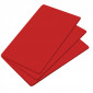 CR80 (86 x 54.8mm) Coloured Plastic Cards - Red