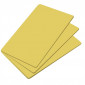 CR80 (86 x 54.8mm) Coloured Plastic Cards - Yellow