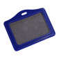 90 x 60mm Landscape PU Leather Holders - Navy