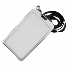 ELV Aluminium ID Badge Card Holder (up to 4 Cards) w/ Lanyard